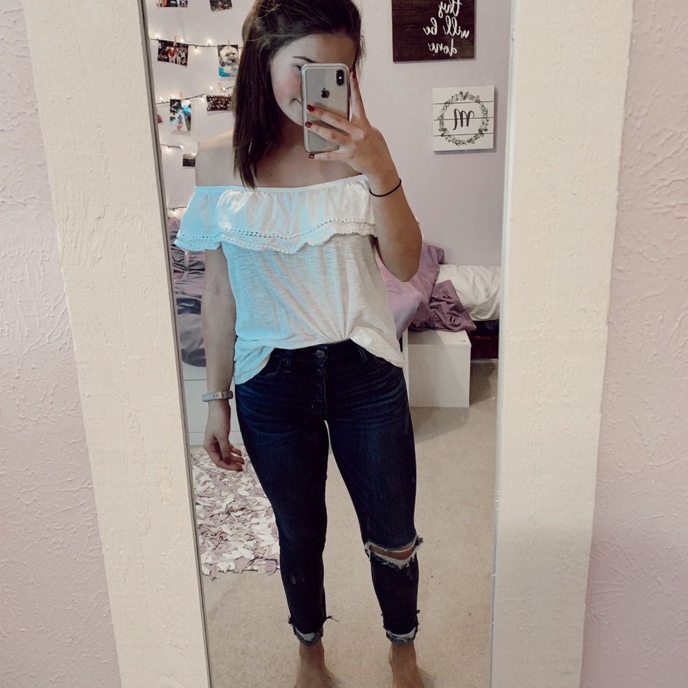Off the shoulder top